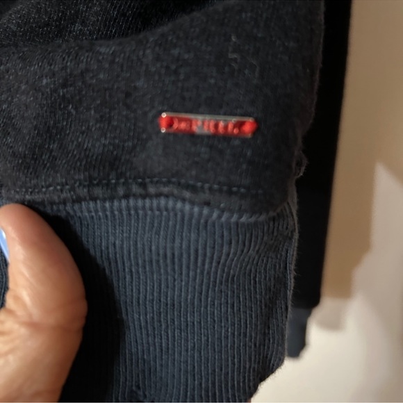 N:Philanthropy Black Distressed Sweatshirt Sz M - Picture 5 of 8